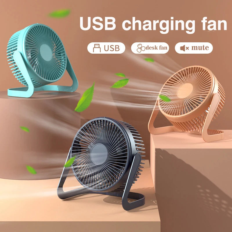 5 Inch  Portable Electric Fan Summer Mute Air Cooler