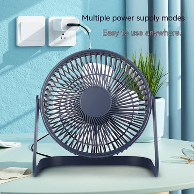 5 Inch  Portable Electric Fan Summer Mute Air Cooler